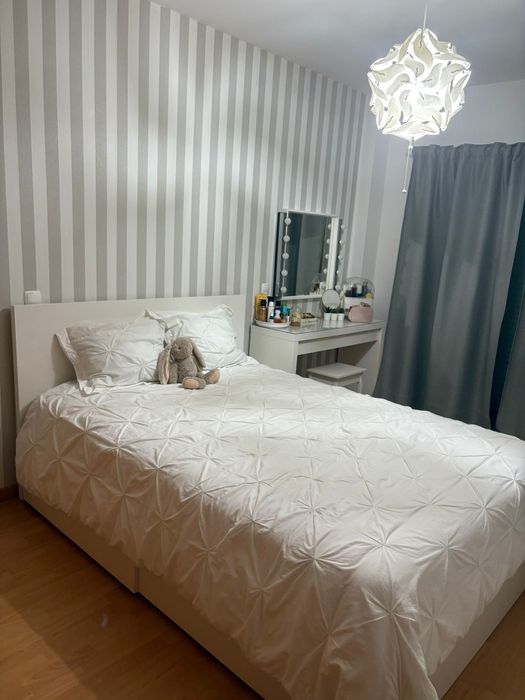 Cama + estrado + colchão