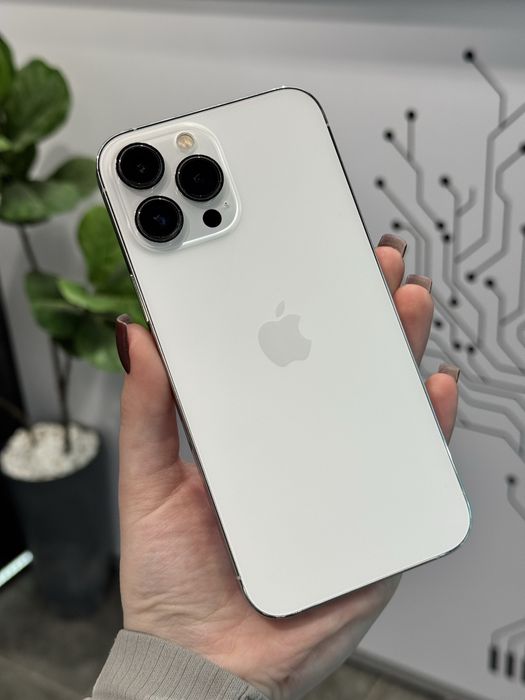 Гарантія • iPhone 13 Pro Max • White • 128GB • 100%Акб • Оплата частинами