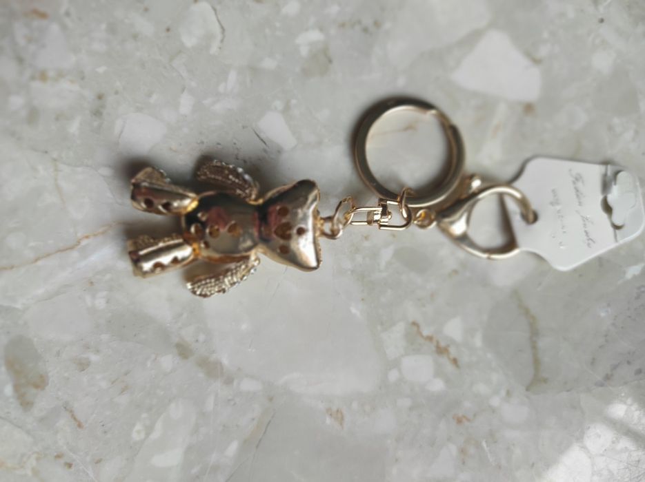 Breloczek miś kryształki na prezent