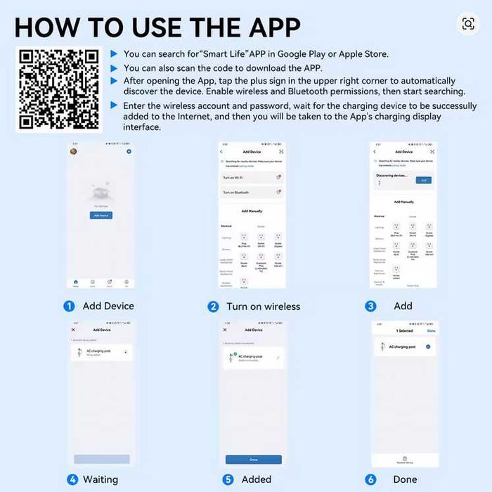 Wallbox Carregador Parede - 22 kw - 32 A - C/ WI-FI e Cartão RFID