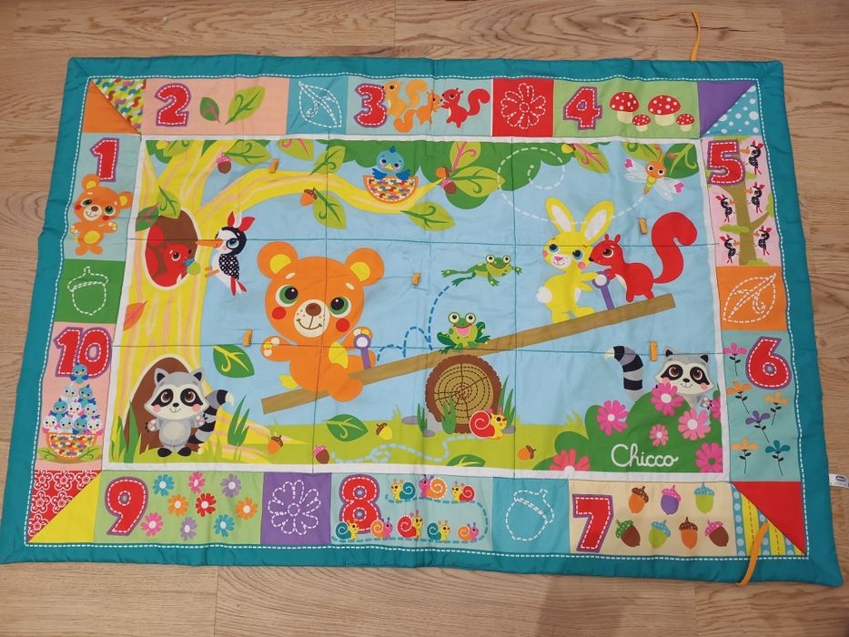 Mata do zabawy dla niemowląt Ikea i Chicco