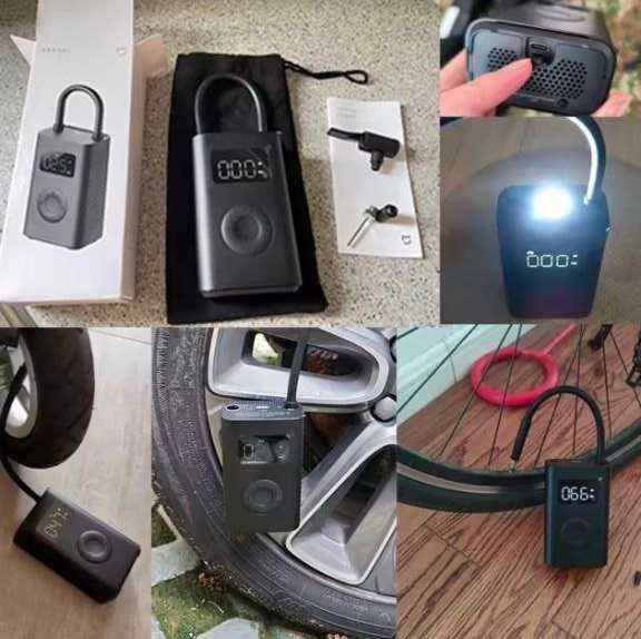 Xiaomi Mijia Air Pump 2, портативный насос для авто, вело/мото, мяча