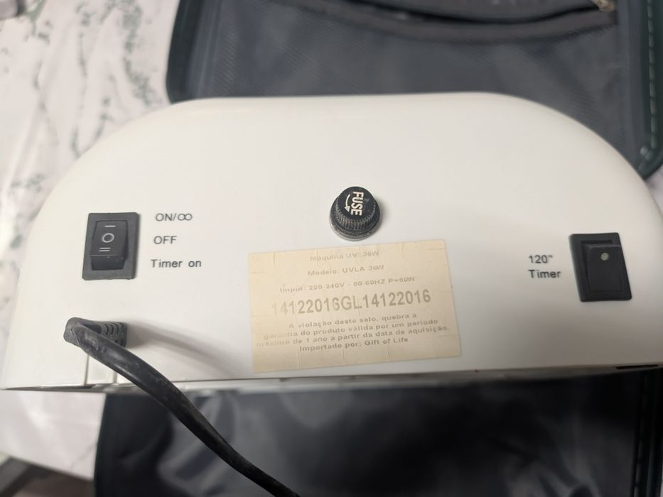 Cabine UV catalisador