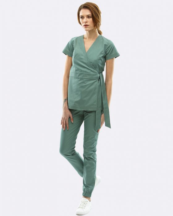 Медичний костюм InWhite, розмір 44, у гарному стані, колір оливковий