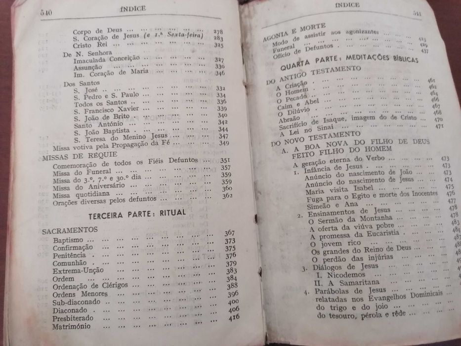 Manual de Oração Antigo (1944)