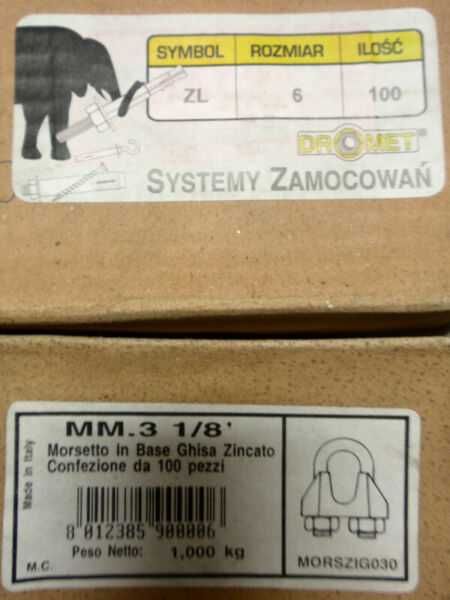 Zacisk ocynkowany cybant.