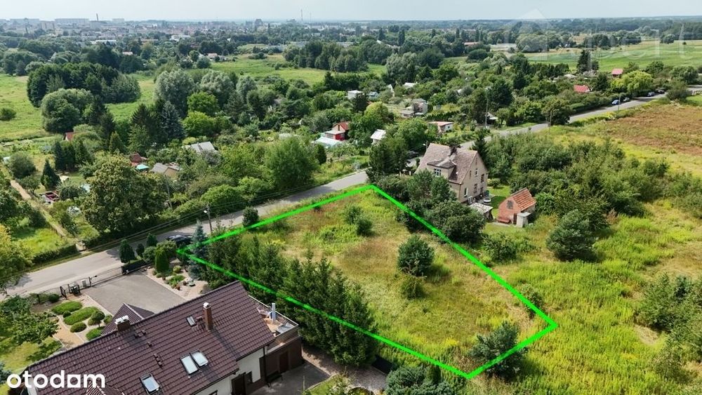 Działka budowlana przy ulicy Morskiej 1404 m2