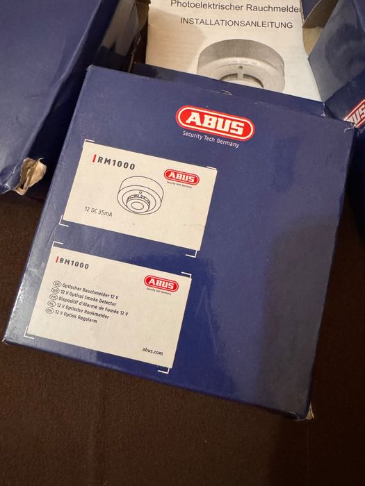 Nowe czujniki dymu ABUS RM1000 - 3 szt