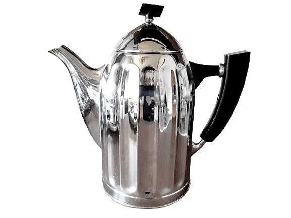 Чайник 1.5 л, латунь Л 68, кофейник Кольчугино СССР, клеймо глухарь