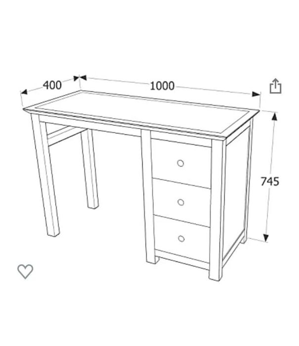 Toaletka z przyciemnianego szkla