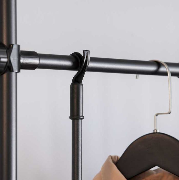 Roupeiro, sistema de guarda-roupa telescópico SoBuy, novos