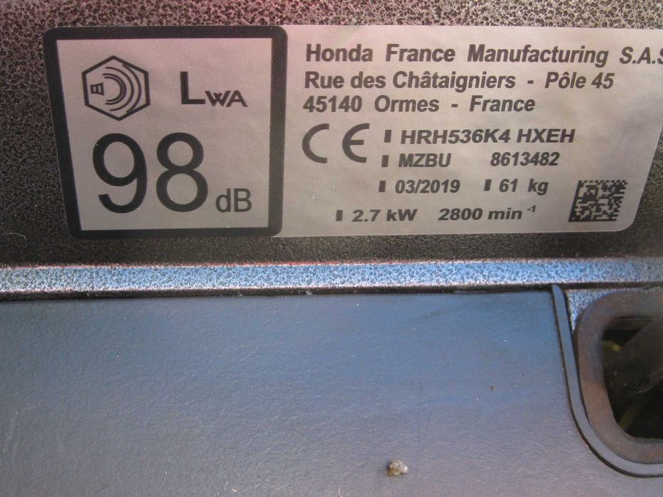 Kosiarka spalinowa przemysłowa honda HRH 536 HXEH nie malowana 2019r
