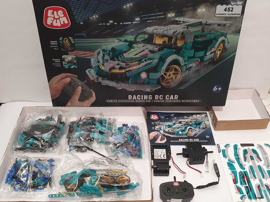 Auto sterowane pilot z klocków 452el. RC CAR wyścigowe Technic nowe