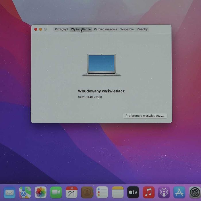 MacBook Air 13 - A1466 - 2015 - I5/1.8GHz/8GB/128GB