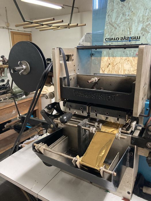 Máquina impressão a quente