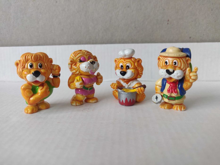 Palkids Kinder 旧版 Kinder Surprise Серия Львы Leo Venturas, 1993 г. коллекционные