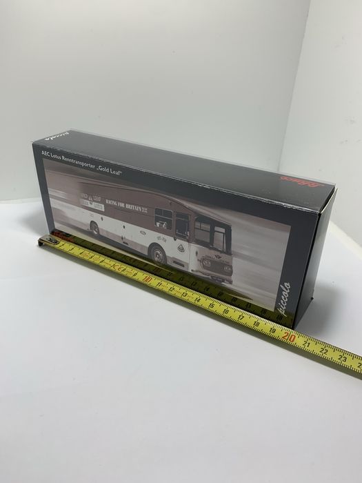 AEC Lotus Renntransporter Gold Leaf Schuco Piccolo 1:90