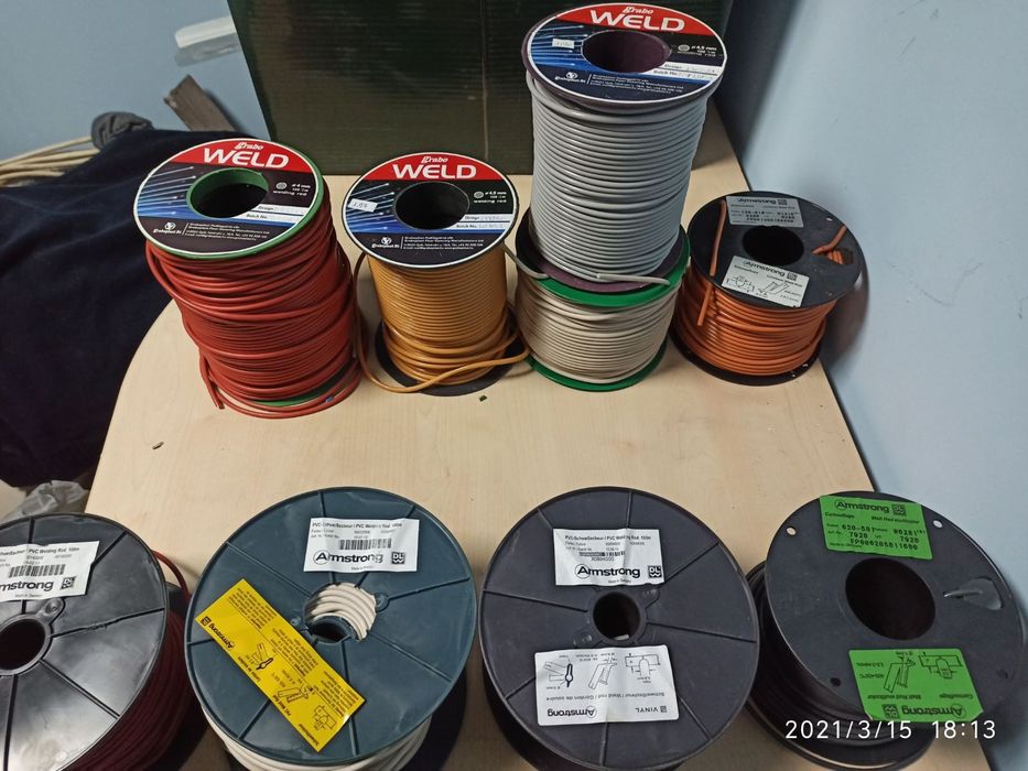 Шнури для проварки ПВХ покриттів