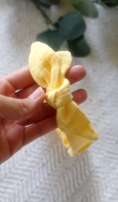 zestaw 2 szt opaska pin up wiosna muślin bawełna