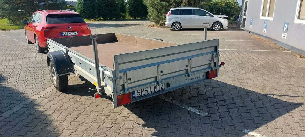 Przyczepa z hamulcem uchylna DMC 1500 kg Neptun