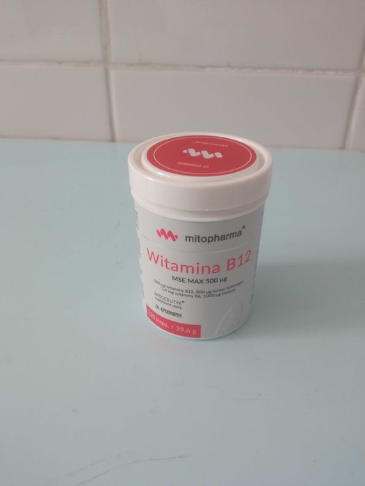 Suplement diety Mito-Pharma Witamina B12 500 mcg kapsułki 120 szt.