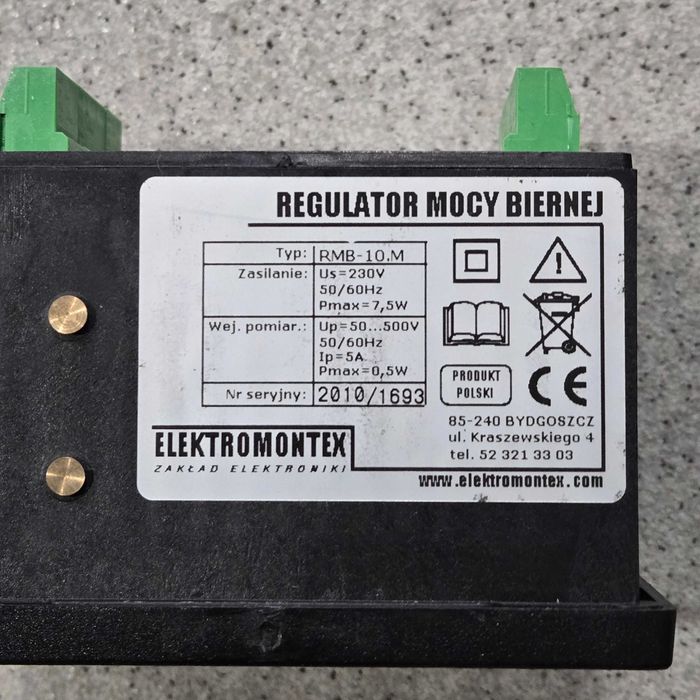 Regulator mocy biernej RMB 10.M ELEKTROMONTEX