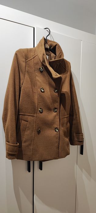 Płaszczyk brąz karmel h&m 38 M