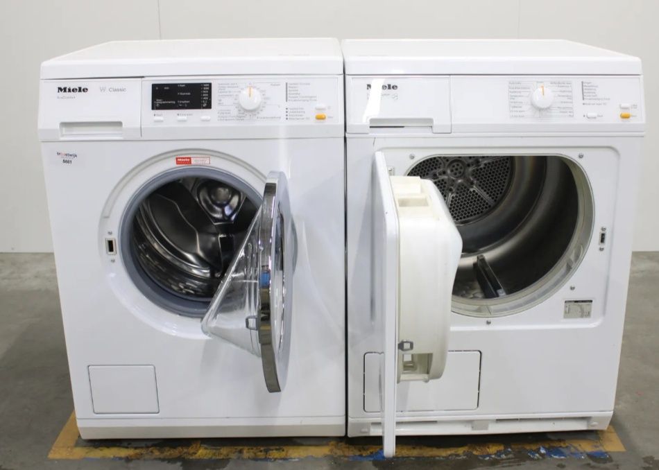 Miele e Bosch máquinas de lavar e secar roupa