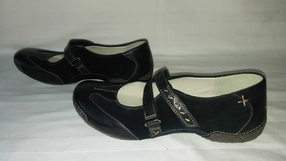 Clarks półbuty roz. 38,5 - dł. wkł. 24,5 cm- skóra- nowe