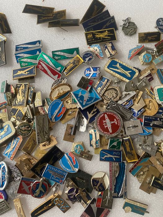 Значки авіація СРСР.