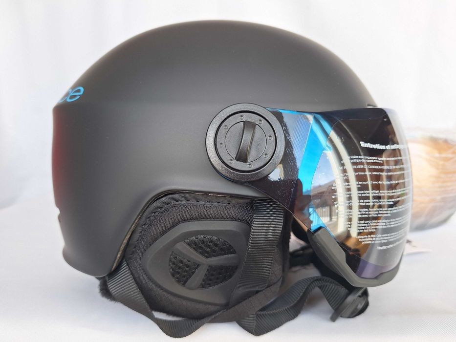 Kask narciarski Black Crevice Saalbach Matt Black Blue M 54-57cm