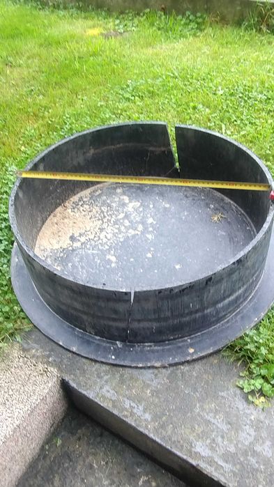 3 dekle plastikowe do studzienki fi 600