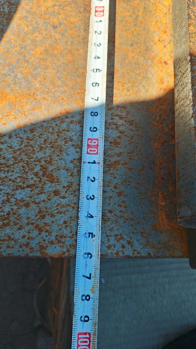 Blacha Stalowa 16mm 96x 97cm 96x71cm PROMOCJA 2,3zł/kg