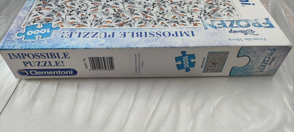 Puzzle Clementoni 1000 elementów Disney Frozen, Kraina lodu Impossible