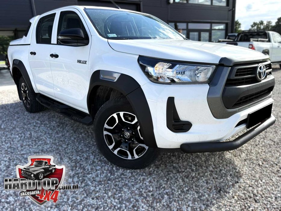Orurowanie Przednie Rura Bull Bar Toyota Hilux 2021+ Czarne