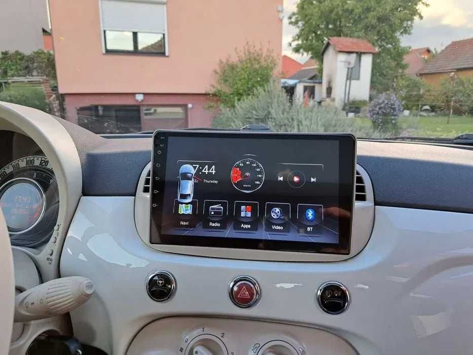 (NOVO) Rádio 2DIN • FIAT 500 (Desde 2007 a 2015) • ABARTH • Android