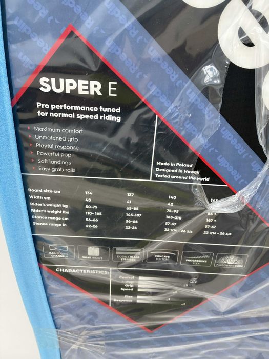 Deska kite Reedin SuperE 140cm - nowa najlepsza cena/jakość