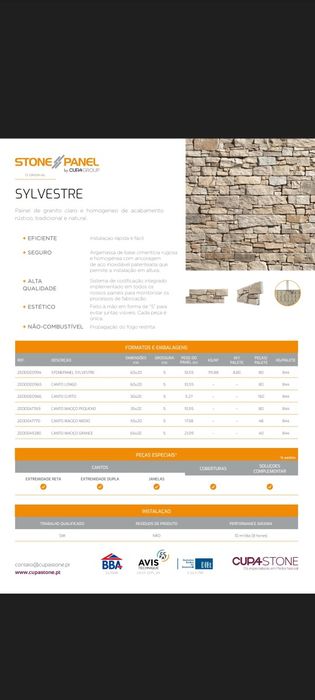 Pedras Granito 7m2 aprox. Stone Panel