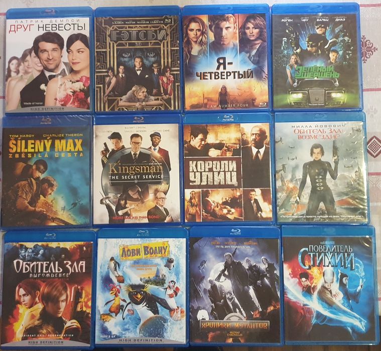 Blu ray фільми,всі ліцензія,всі з перекладом.