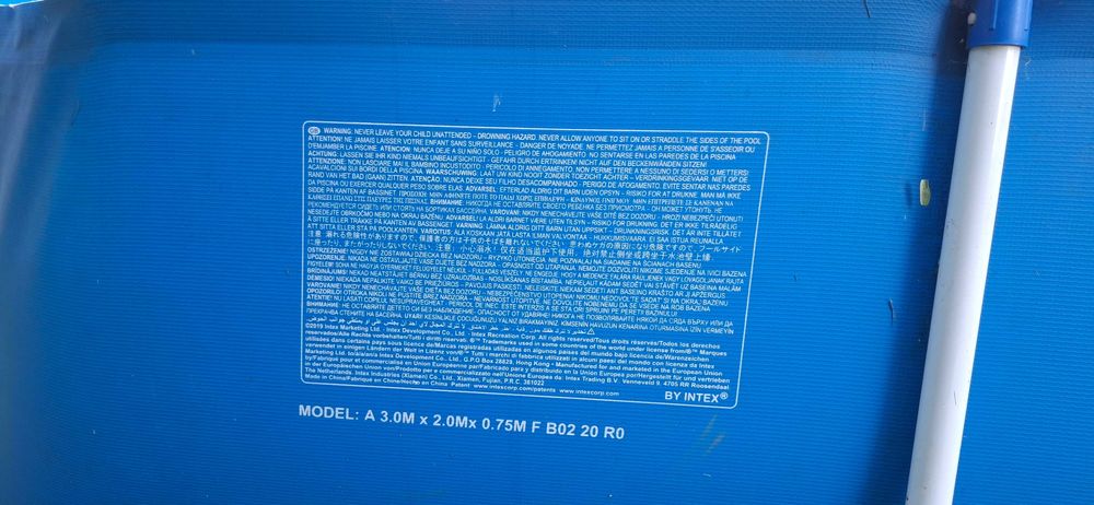 Piscina INTEX 2M X 3M