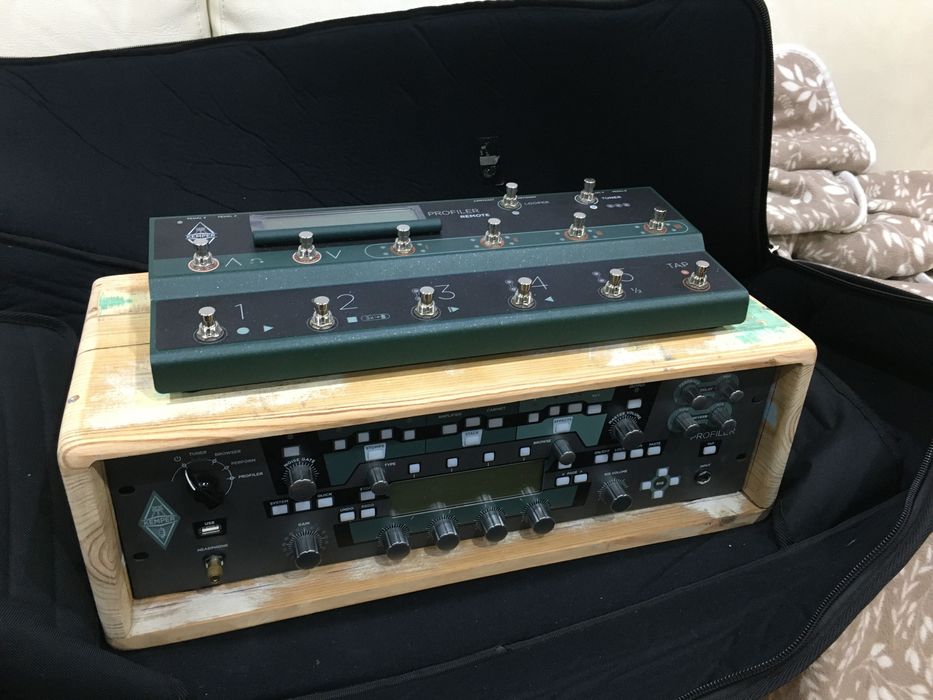 Kemper + Footswitch + LD systems  4U + Mission EP1 + Rack +Tone Junkie