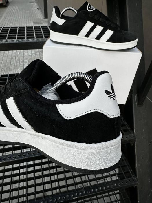 Кроссовки Adidas Campus чоловічі сірі чорні адідас кампус Кросівки