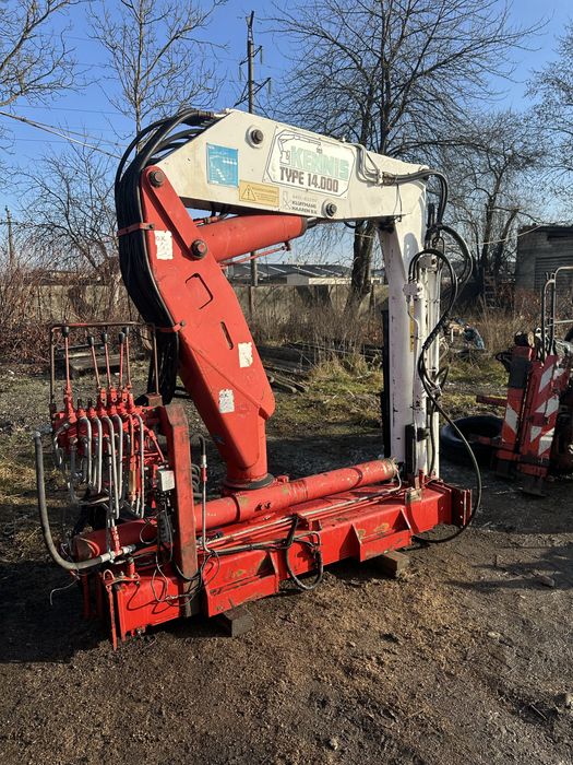Кран маніпулятор Kennis 140 10m 4t hiab palfinger effer fassi