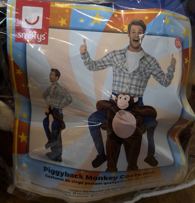 Kostium na halloween małpa
