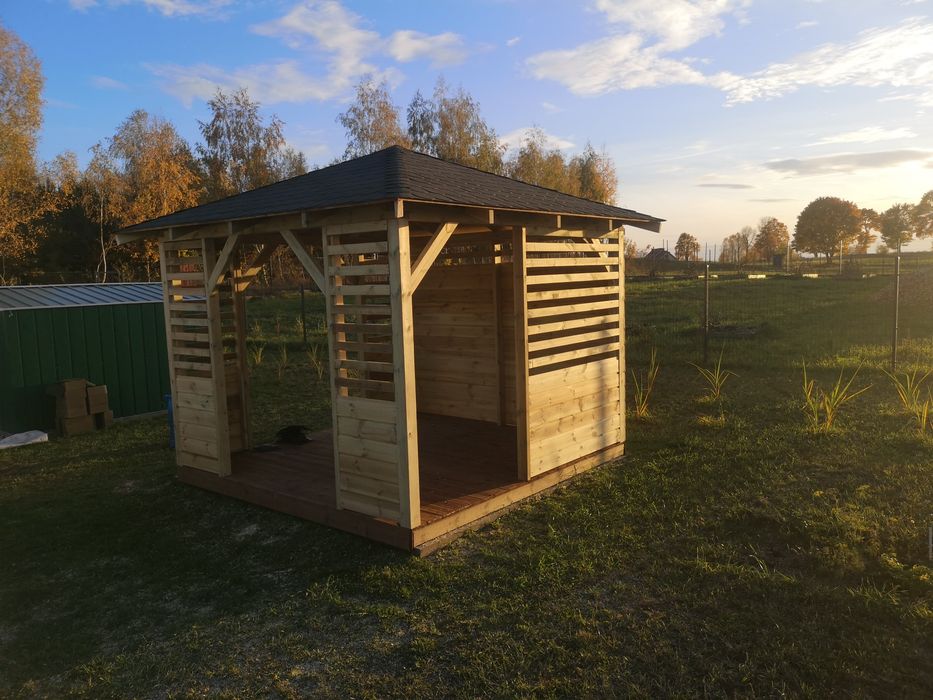 Altana ogrodowa drewniana 300 x 300 cm Montaż w cenie