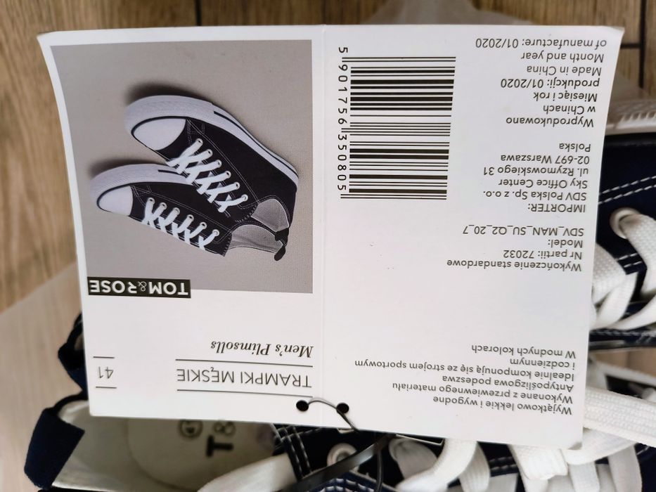 Trampki męskie nowe roz. 41