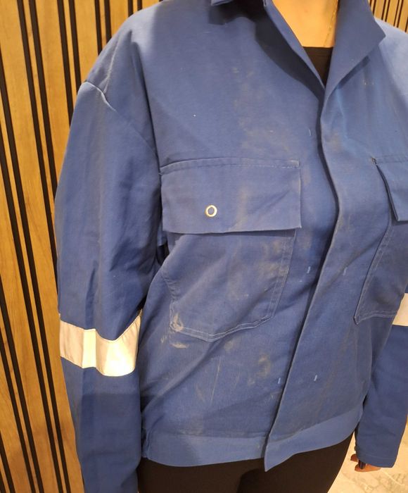 Bluza do pasa z odblaskami - Kegel-Błażusiak niebieski roz.52