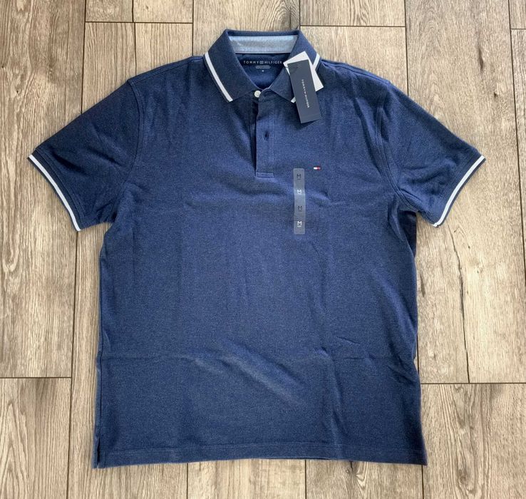 TOMMY HILFIGER koszulka polo męska ORYGINALNA, nowa, L M