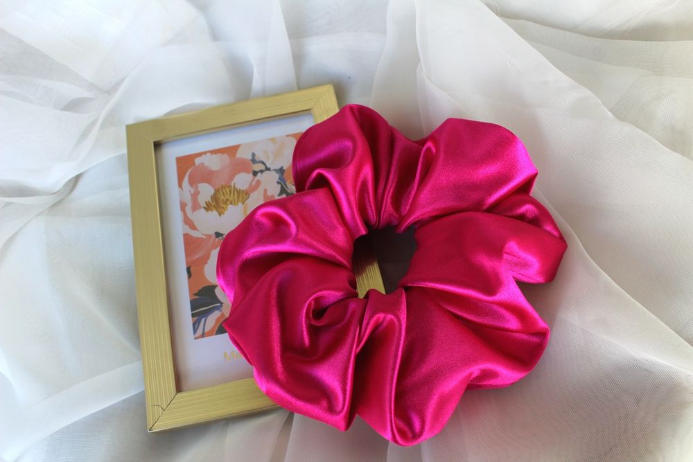 Gumka scrunchie duża XXL maxi Pani Uszytek handmade