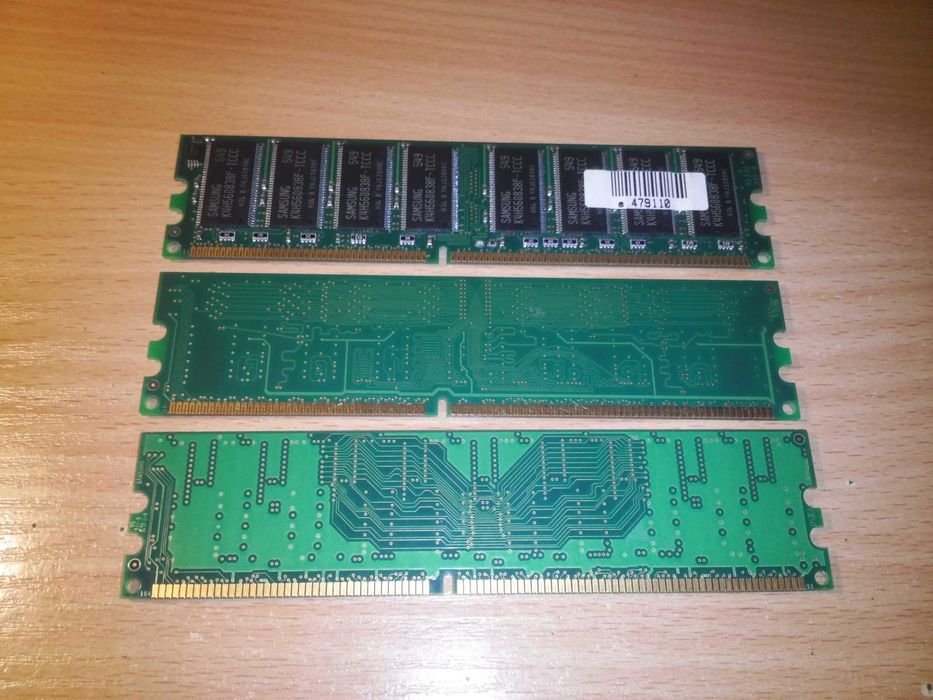 Лот 3шт DDR 512+512+256MB